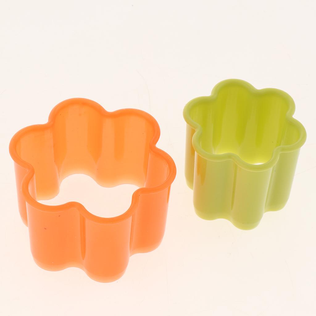 5Pcs Cookie Cutter Set Biscuit Sandwich Fondant Cake Fruit Vegetable Flower