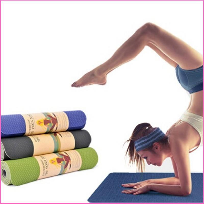 Thảm Yoga 2 Lớp Chống Trơn Trượt TPE Cao Cấp