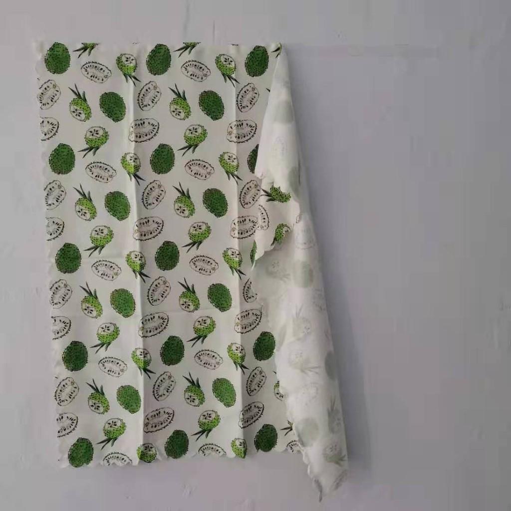 Rèm Màn Cửa Sổ 3D Miếng Dán Tiện Lợi, Tranh Trang Trí Nhà Cửa Họa Tiết Mãng Cầu