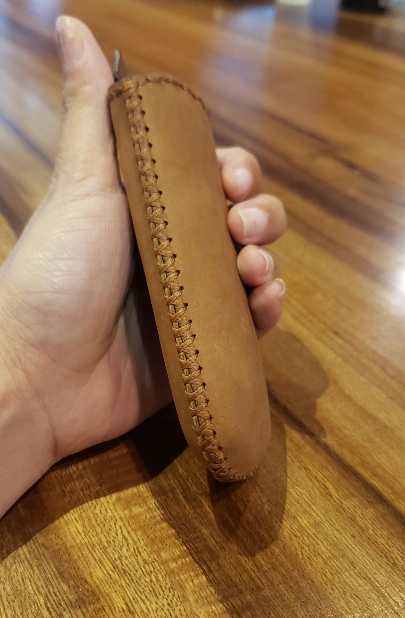 Bao Da may thủ công dành cho Nokia 8800 da Nubuck màu nâu