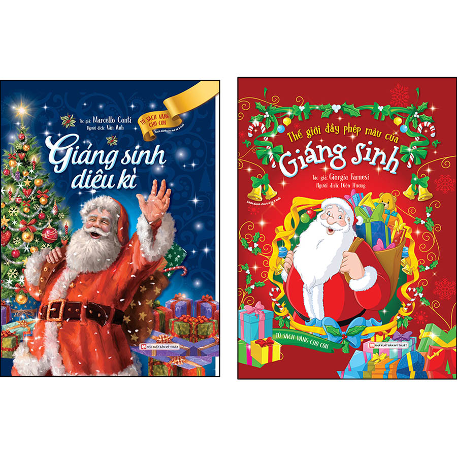 Combo Trọn Bộ 2 Cuốn: Bộ Sách Giáng Sinh: Giáng Sinh Diệu Kì +Thế Giới Đầy Phép Màu Của Giáng Sinh