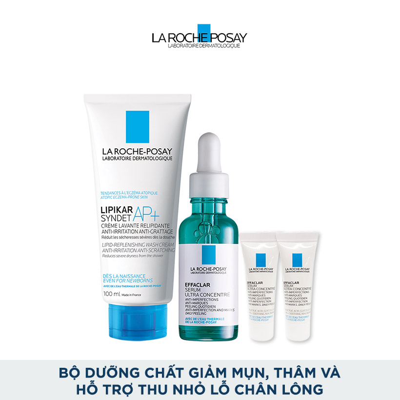 Bộ dưỡng chất giảm mụn, giảm thâm và hỗ trợ thu nhỏ lỗ chân lông La Roche-Posay Effaclar Serum