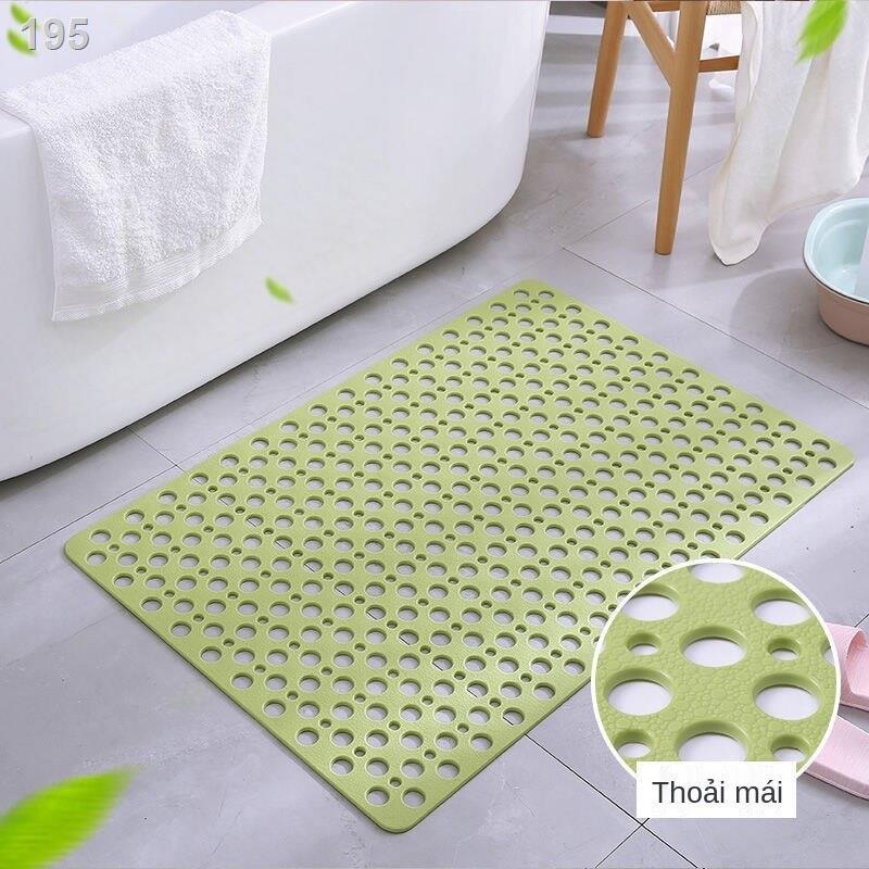 Thảm chống trơn nhà tắm lỗ tròn siêu dày, sen tắm, nhựa gia dụng, thấm