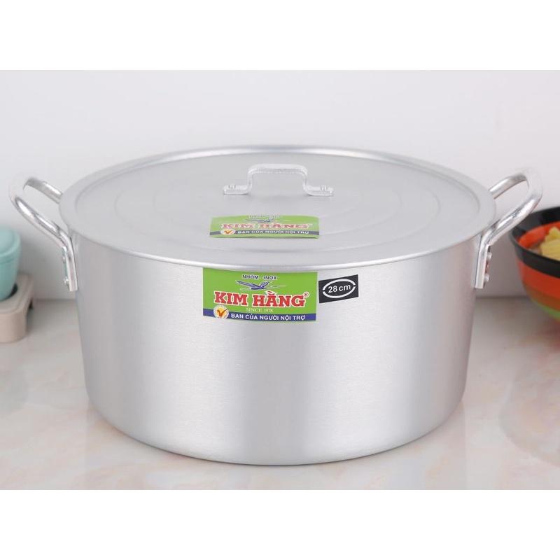 Nồi nhôm nắp bằng 28cm
