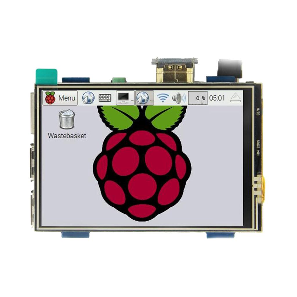 3.5 Inch Cảm Ứng Điện Trở Màn Hình Màn Hình HDMI Mô Đun Cho Raspberry Pi/Máy Tính