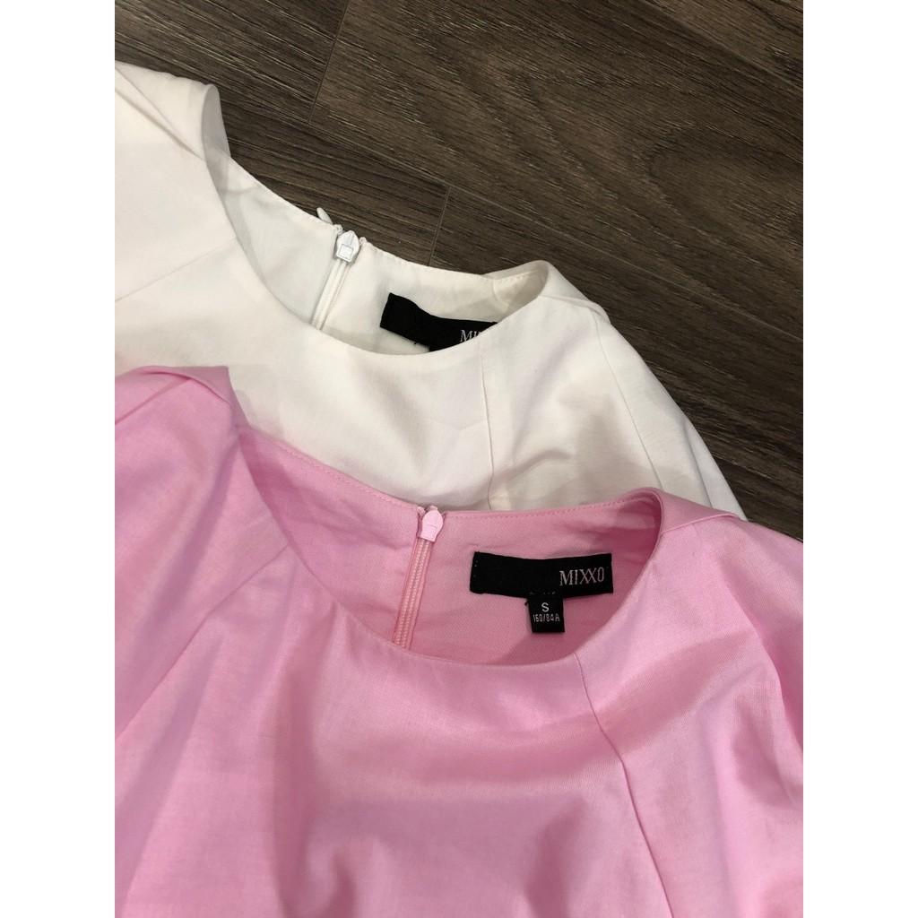 Áo MIXXO Tay Xếp Ly Phồng Kami