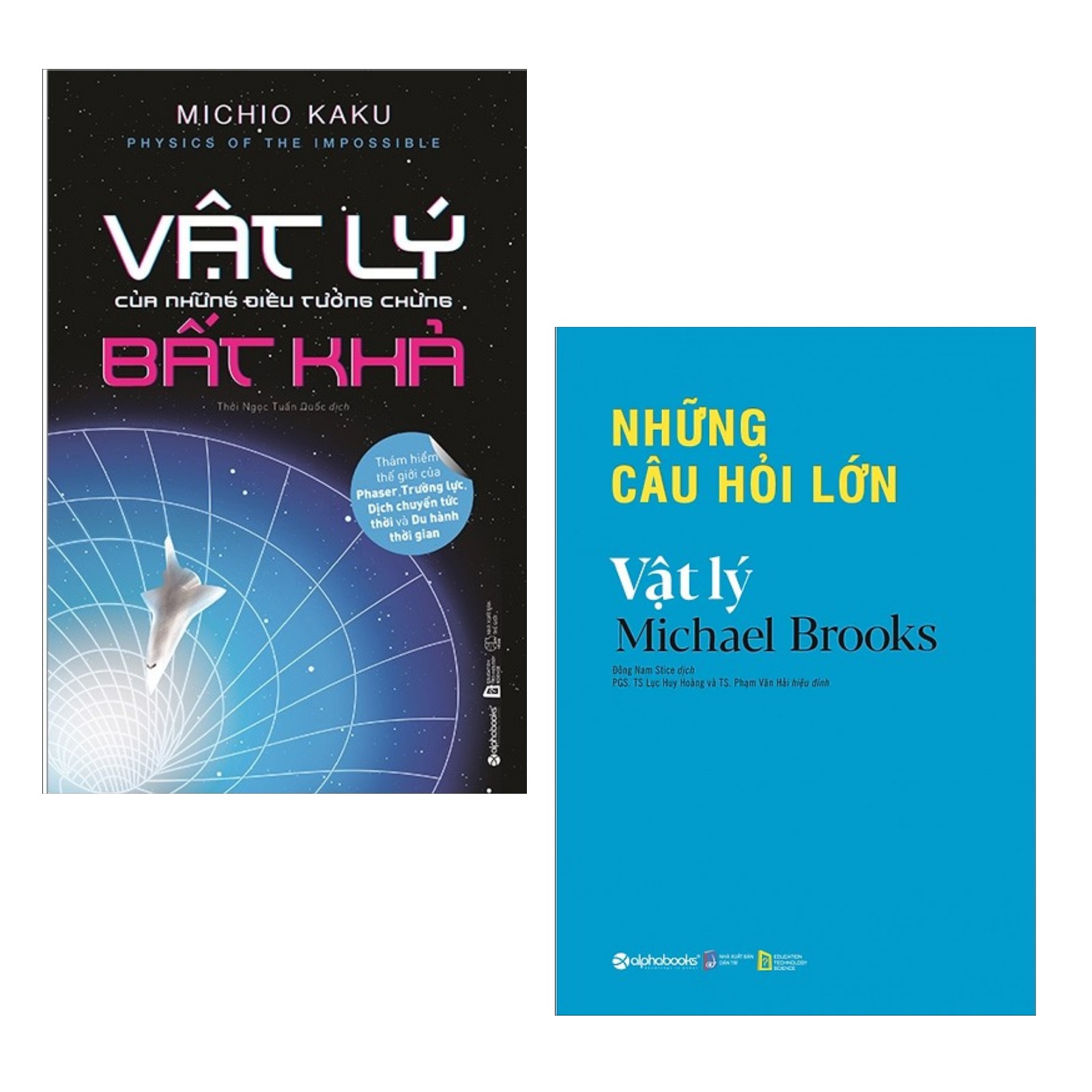 Combo Sách Kiến Thức - Bách Khoa: Vật Lý Của Những Điều Tưởng Chừng Bất Khả + Những Câu Hỏi Lớn - Vật Lý -