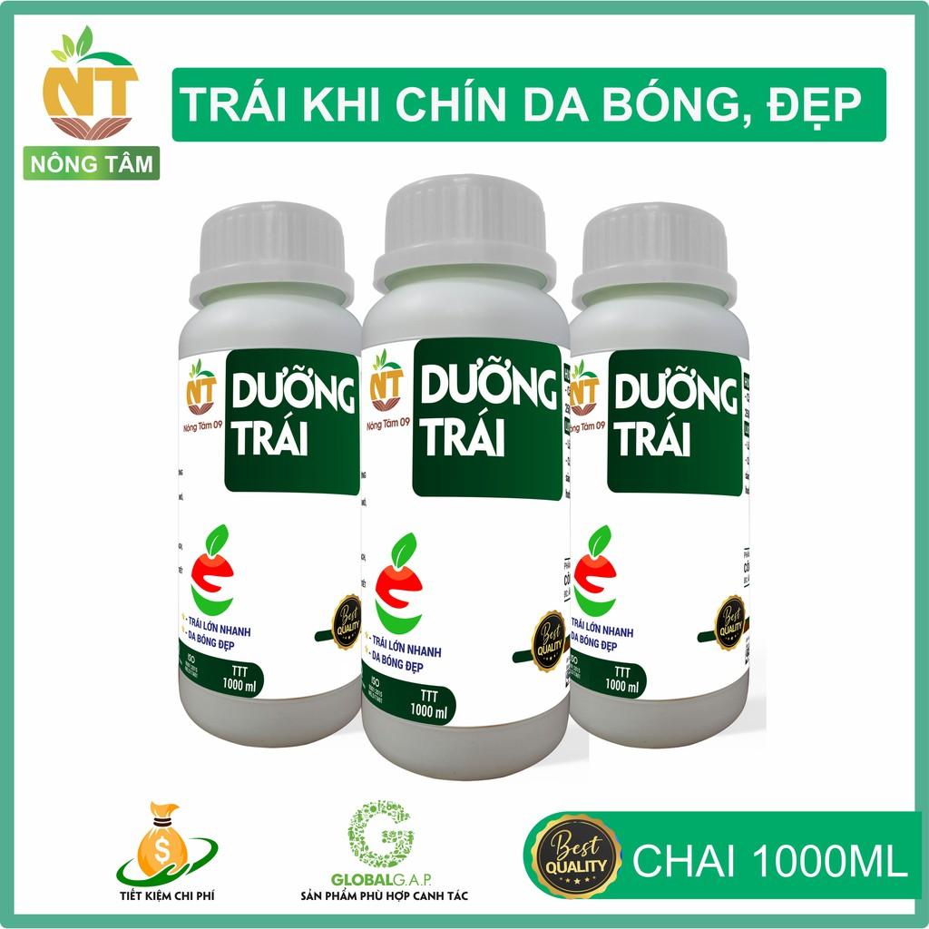 Phân bón lá siêu dưỡng trái, kích ra hoa, chống rụng trái chuyên dùng cho rau màu, cây ăn quả, chai 1000ml