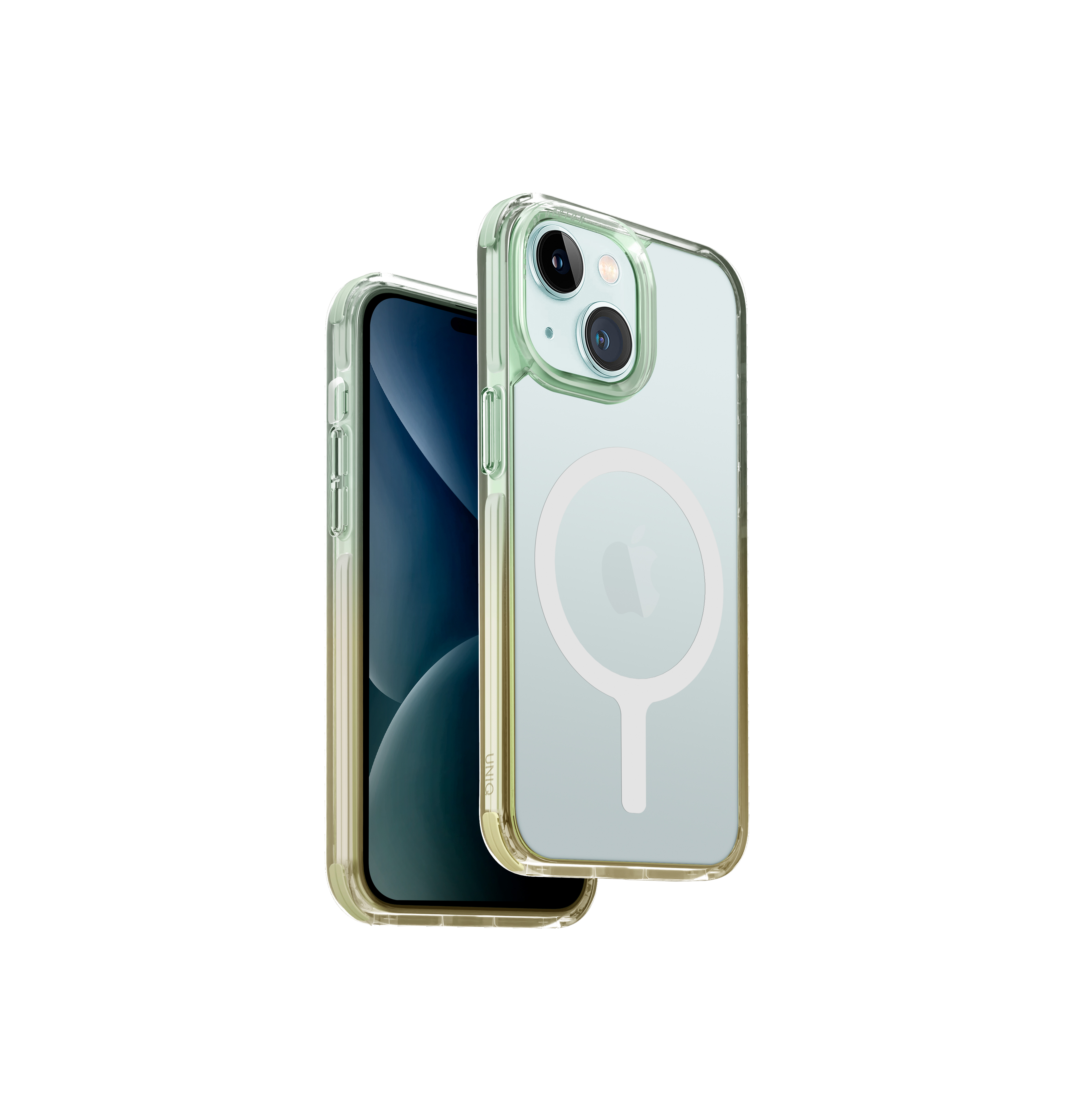 Ốp UNIQ Hybrid Magclick Charging Combat Duo Dành Cho iPhone 15 Tương Thích Sạc Không Dây Và Chống Rơi Cấp Độ Quân Sự Hàng Chính Hãng