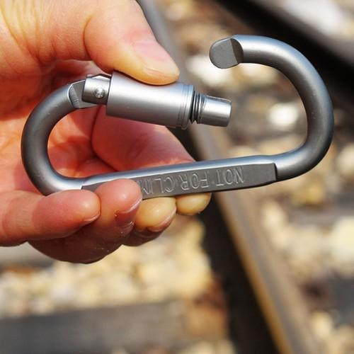 Móc Đa Năng Móc Khóa Nhôm Đi Phượt Carabiner