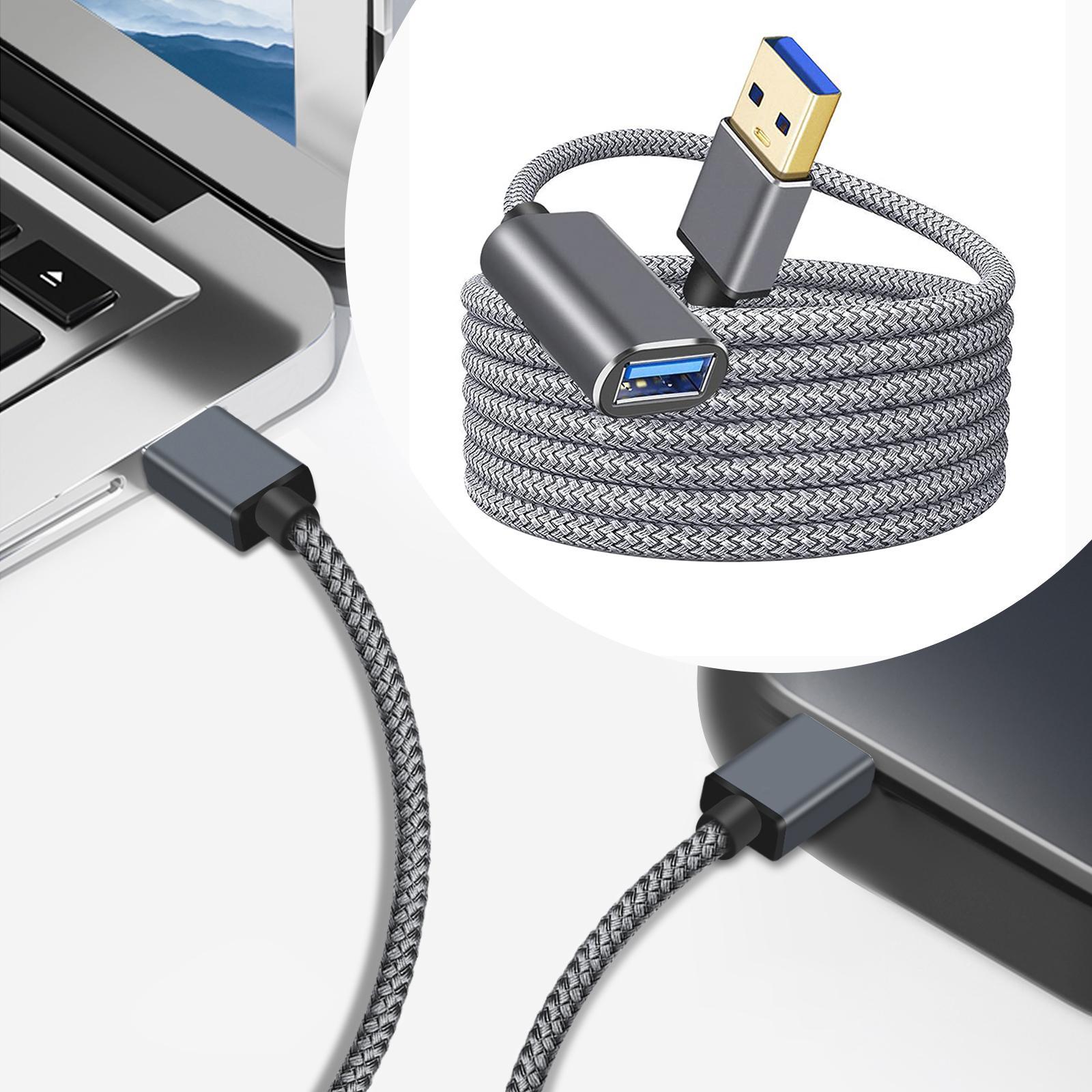 USB 3.0 Extension Cable Portable Extension Cord Durable Data Transfer