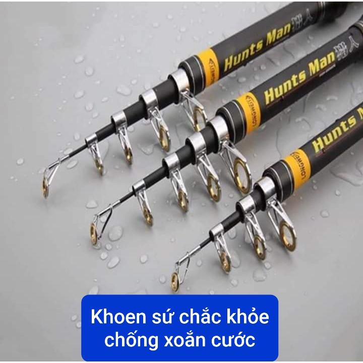 Cần rút huntman vơi máy yomoshi.cần rút.cần câu huntman.cần câu bạo lực