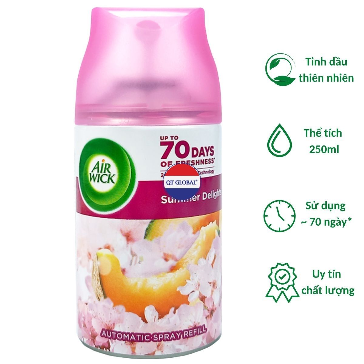 Combo 2 Bình xịt thơm phòng Air.Wick 250ml