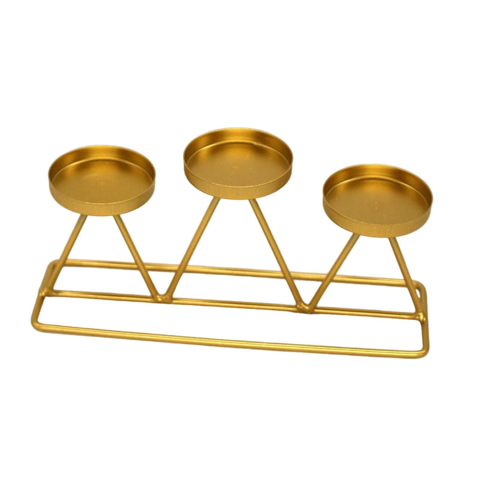Candle Holder Tealight Iron Candlestick for Holiday Table Centerpieces Decoration
