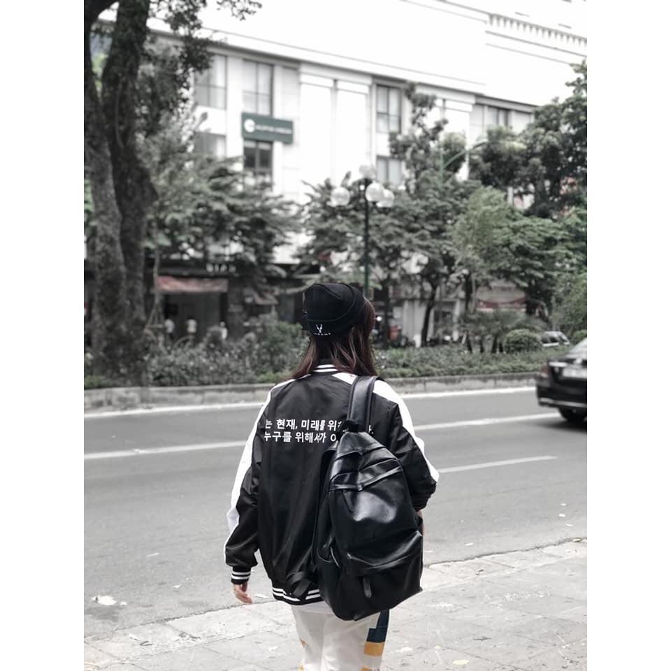Áo Khoác Dù Nam Nữ Unisex - Áo Khoác Jacket Bombers Sọc Tay - LP.STORE