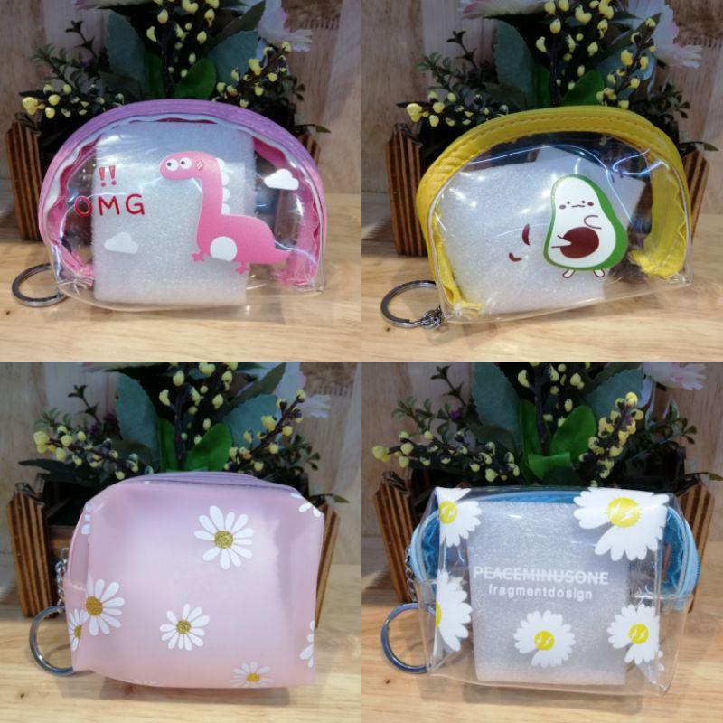 MÓC KHÓA BÓP IN HÌNH CUTE KHỦNG LONG, HOA CÚC