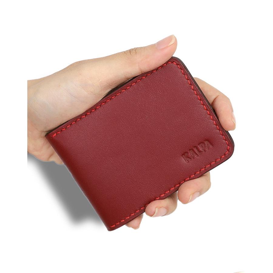 Ví nam Kalpa da trơn - size mini HM007 may thủ công