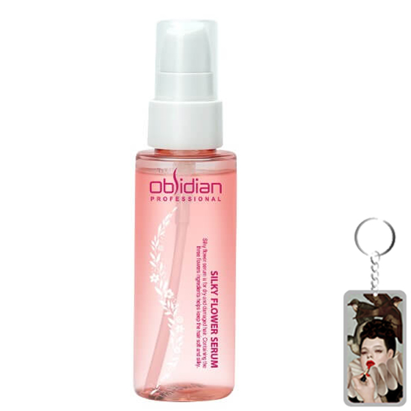 Huyết thanh dưỡng tóc siêu mềm mượt Obsidian Professional Silky Flower Serum Hàn Quốc 45ml tặng kèm móc khoá