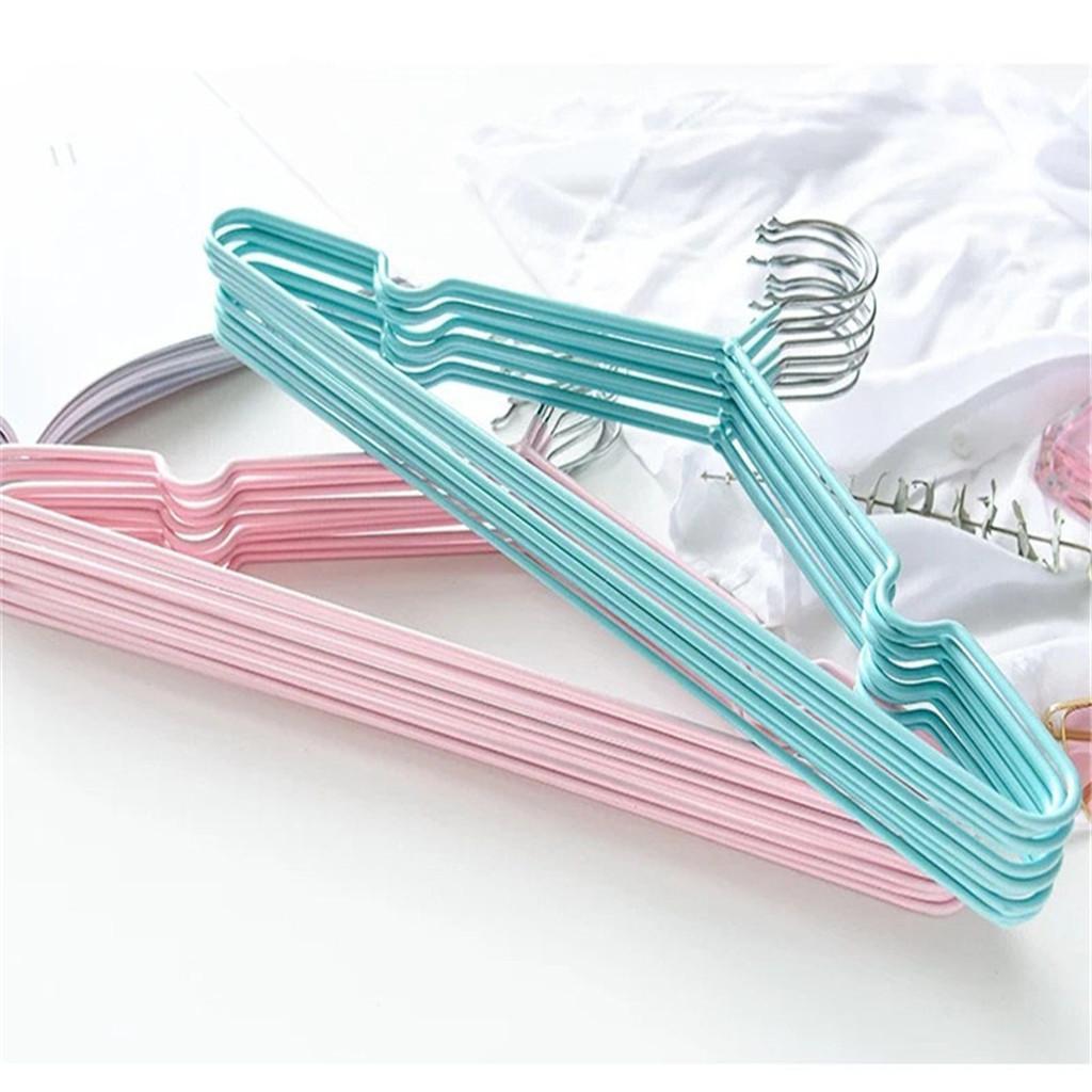 Coated Steel Clothes Hanger Rack Holder Bedroom Bathroom Balcony Golden