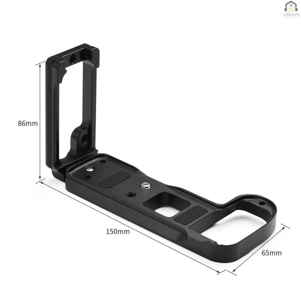 Tấm gắn chữ L bằng hợp kim nhôm với ốc vít 1/4 inch cho máy ảnh Z6 / Z7