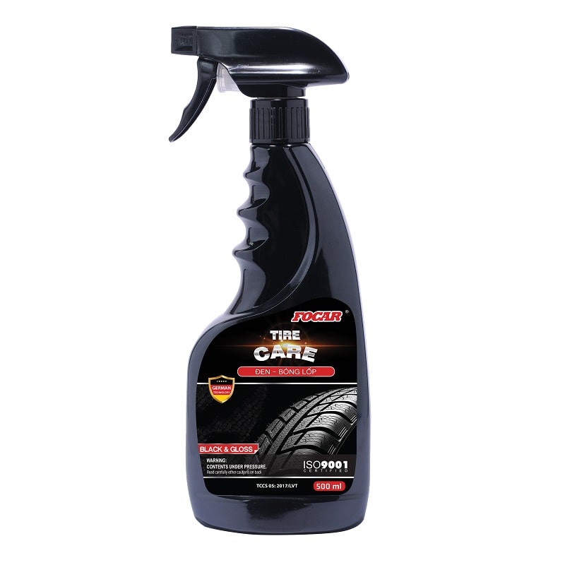 Thùng 12 chai Bóng lốp ô tô Focar Tire Care 500ml