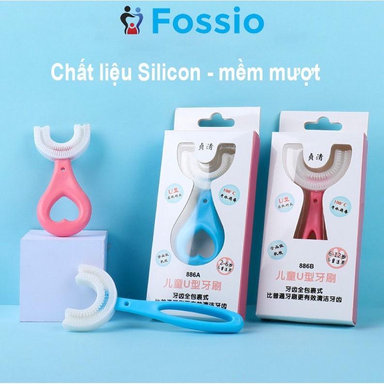 Bàn Chải Chữ U Cho Bé Silicon Siêu Mềm Cho Trẻ-HHh360