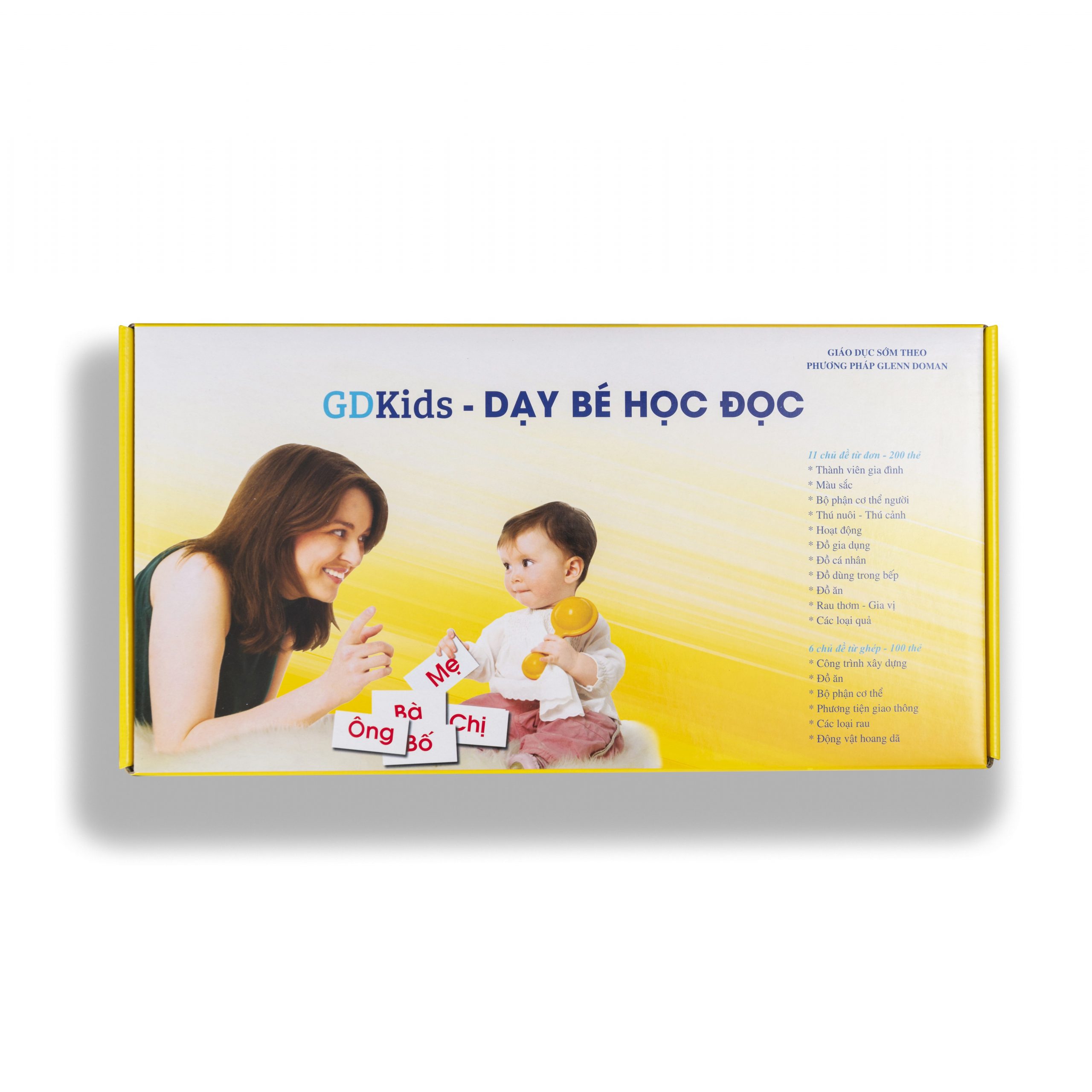 GDKids – Dạy Bé Học Đọc Glenn Doman (300 Thẻ Flashcards)