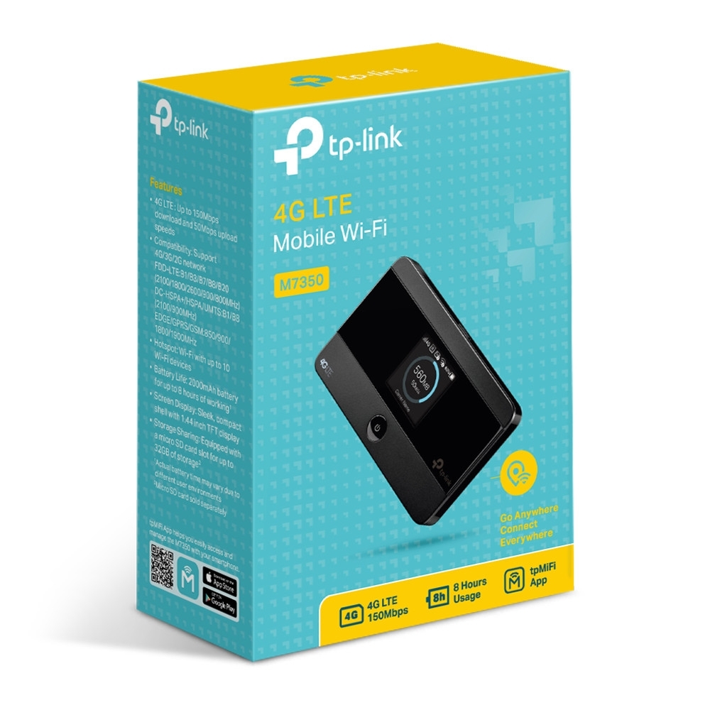 Bộ phát wifi 4G TP-Link M7350 - Hàng chính hãng FPT phân phối