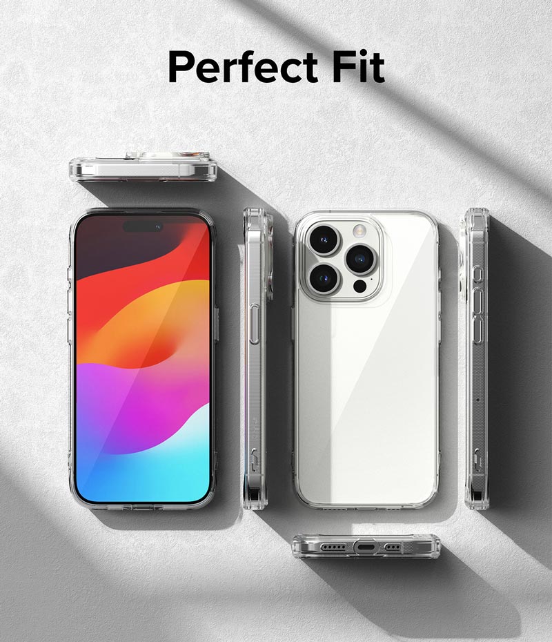 Ốp Lưng Trong Suốt Ringke Fusion Dành Cho iPhone 15 Pro Max / 15 Pro / 15 Plus / 15, Viền Dẻo, Lưng Chống Ố Vàng - HÀNG CHÍNH HÃNG
