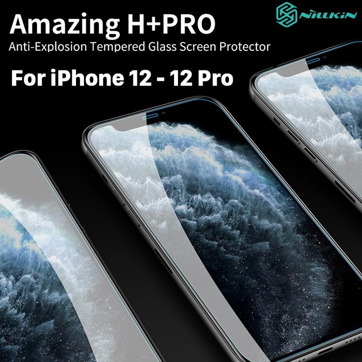 KÍNH CƯỜNG LỰC DÀNH CHO ĐIỆN THOẠI IPHONE 12 - 12 PRO NILLKIN H+PRO