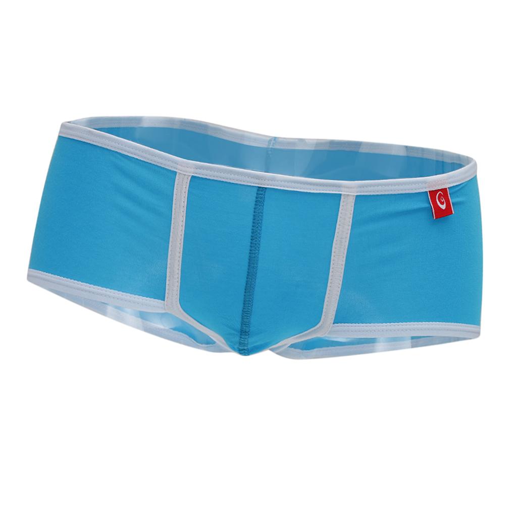 Men's Breathable Modal Boxer Briefs Underwear Stretch Briefs Trunks