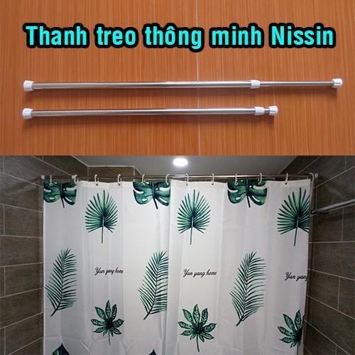 Size N4 - Cây treo rèm Không Cần khoan tường, Thanh treo thông minh Nissin