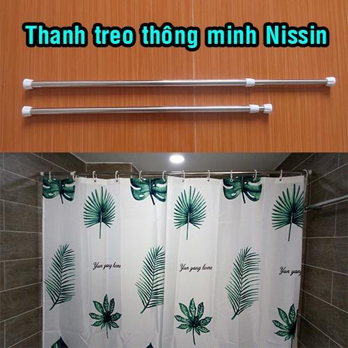 size N4 (dài từ 1.4m ~ 1.7m) - Cây treo rèm Không Cần khoan tường, Thanh treo thông minh Nissin