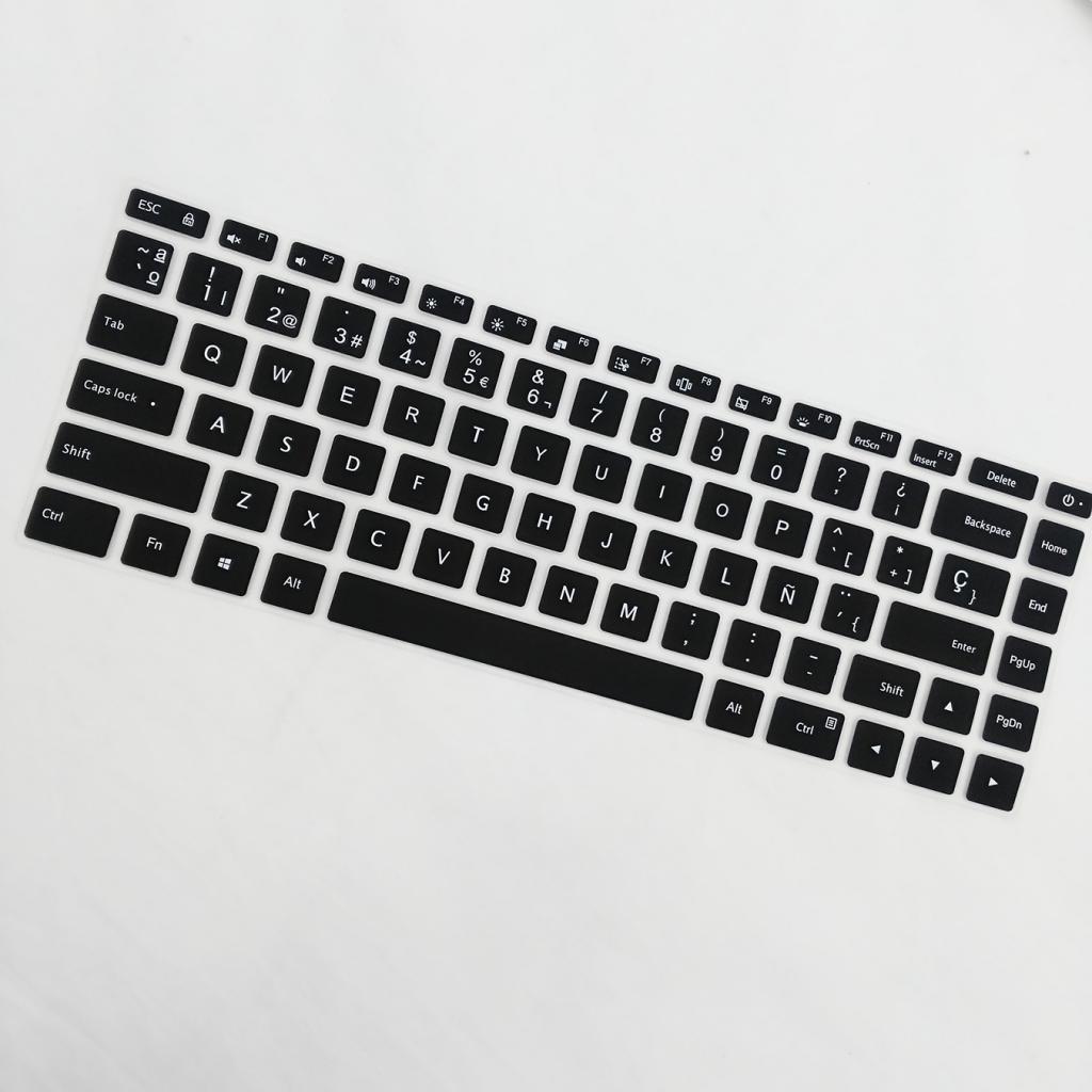 Silicone Keyboard Skin Cover Protective Film Waterproof for 15.6''