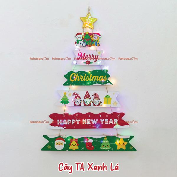 Cây Thông Gỗ - Trang Trí Giáng Sinh - Cây Tiếng Anh - Bách Mộc - Xanh Lá