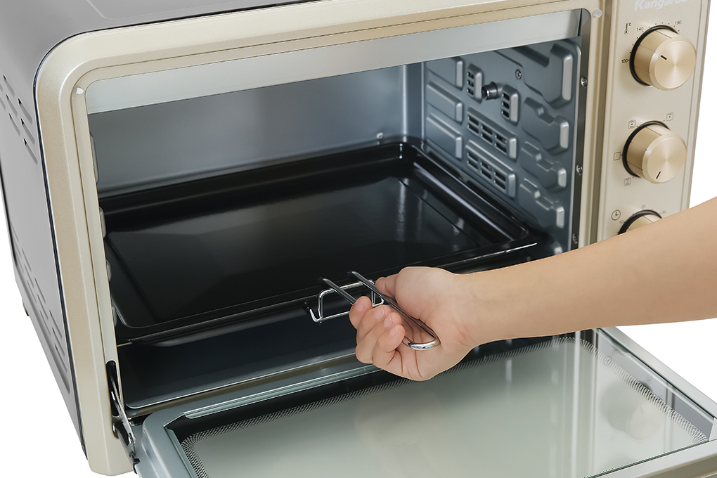Lò Nướng Mặt Kính Tráng Gương Kangaroo KG4001 - Hàng chính hãng