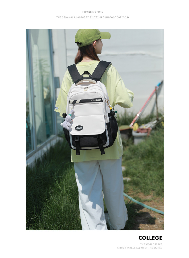 Balo thời trang phong cách Hàn Quốc dày dặn chống thấm nước dùng cho đi học, đi chơi - BEE GEE – BLTT9158