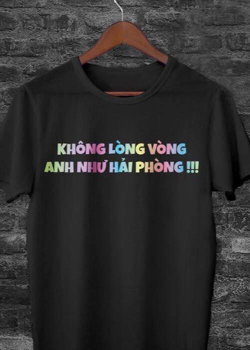 Áo Thun Phản Quang 7 màu  có khắc chữ &quot;KHÔNG LÒNG VÒNG! ANH NHƯ HẢI PHÒNG&quot; phông rộng họa tiết, trắng đen nhìn bao chất, thích hợp lên đồ đi bar, karaoke, và phượt ĐẶC BIỆT TÁN GÁI