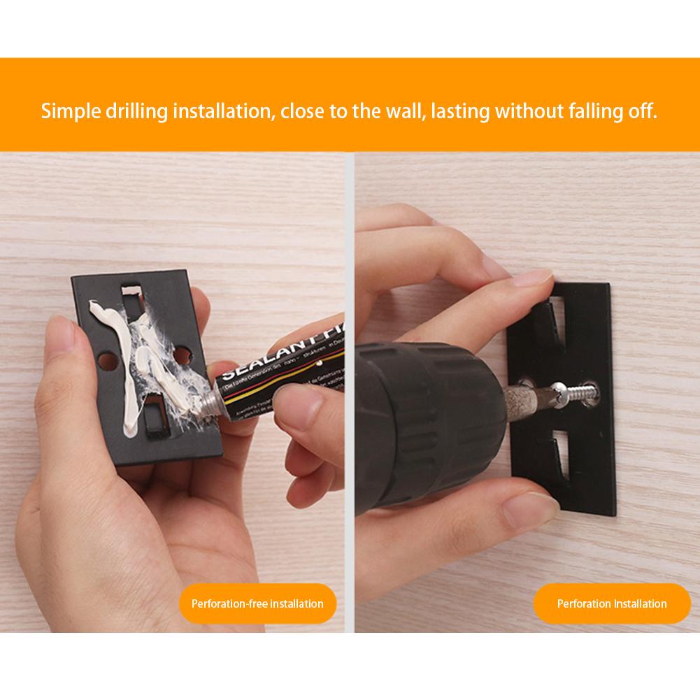 Nhà Bếp Nhà Tổ Chức Giá Treo Tường Giá Đỡ Treo Tường Lưu Trữ Kệ Để Gia Vị Bình Tủ Kệ Đựng Đồ Treo Nhà Bếp Tiện Ích Tiếp Liệu