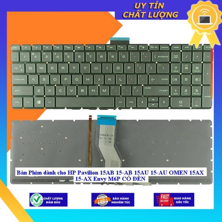 Bàn Phím dùng cho HP Pavilion 15AB 15-AB 15AU 15-AU OMEN 15AX 15-AX Envy M6P CÓ ĐÈN - TỐT - BẠC - CÓ ĐÈN - Hàng Nhập Khẩu New Seal