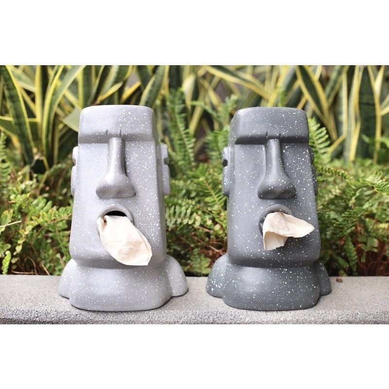 HỘP ĐỰNG GIẤY ĂN - TƯỢNG MOAI