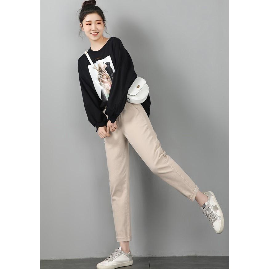 Quần kaki baggy unisex chất kaki dày dặn