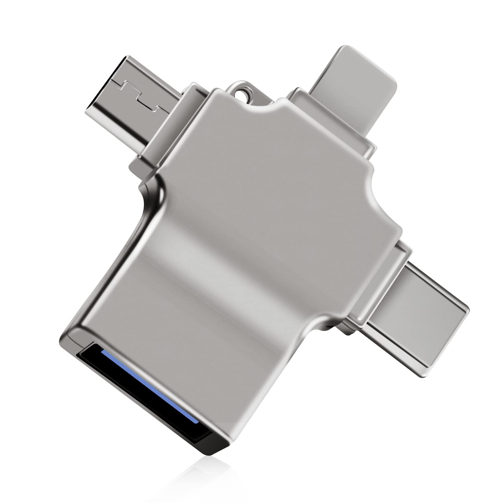 Bộ chuyển đổi OTG 3 trong 1 sang USB 3.0 cho điện thoại, máy tính bảng, laptop hỗ trợ kết nối ỗ trợ ổ flash USB, đầu đọc thẻ, bàn phím và chuột, máy ảnh