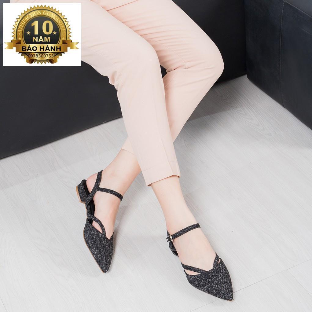 Giày Nữ Đế Bệt Mũi Nhọn Thời Trang EL008