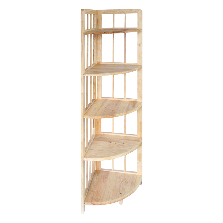 Kệ Góc Lớn 5 Tầng Phương Lâm - Màu Tự Nhiên