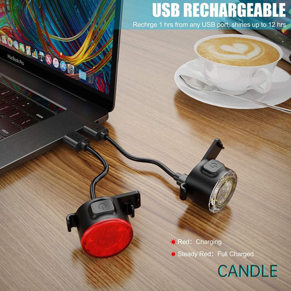 Đèn Đuôi Xe Đạp Chống Nước Có Cổng Sạc Usb