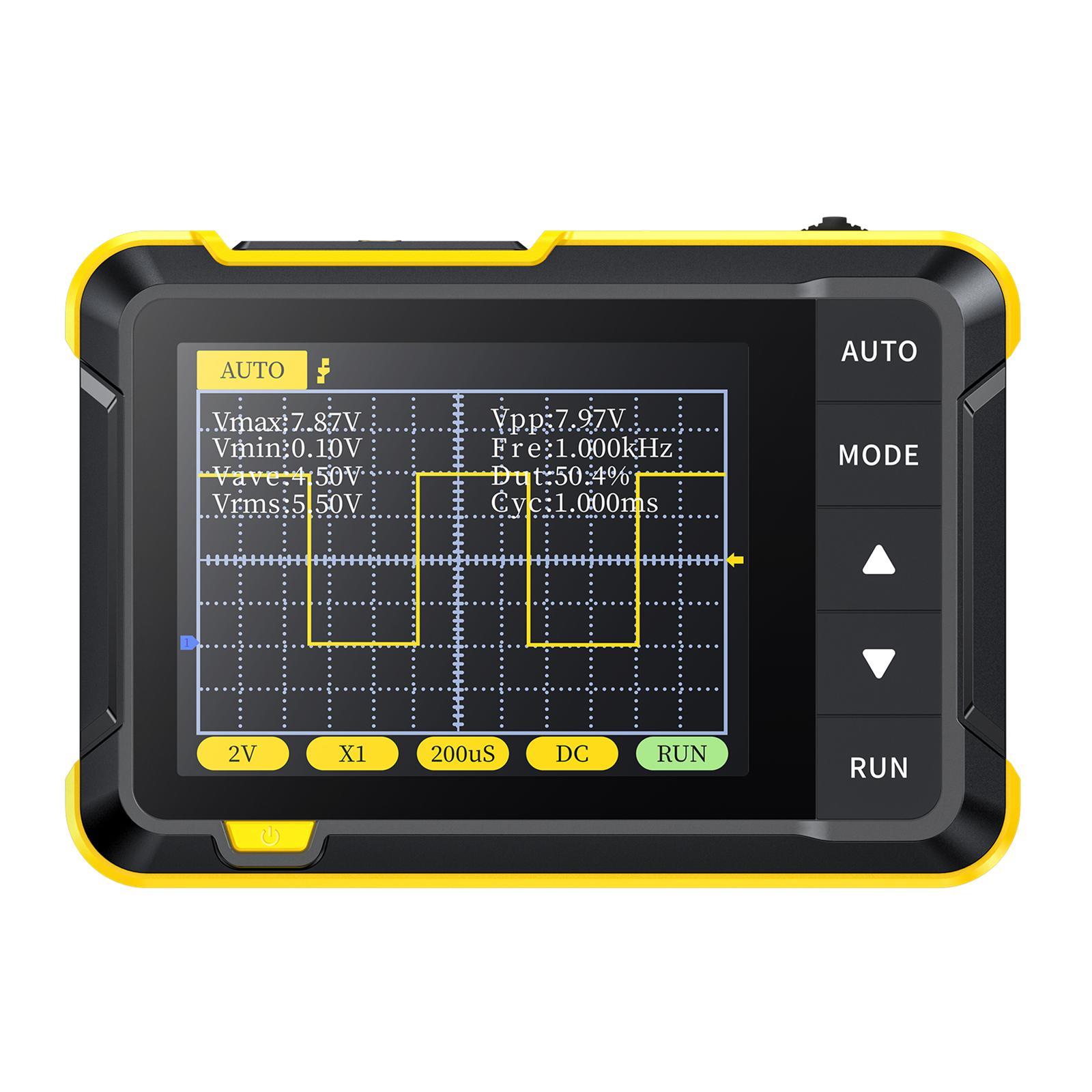 Handheld Digital Oscilloscope 200KHz 400V for Electronic Repair DIY Teaching