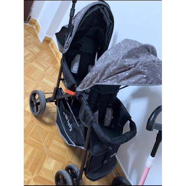 Xe đẩy đôi cho béhàng chính hãng Bluel baby sẵn hàng