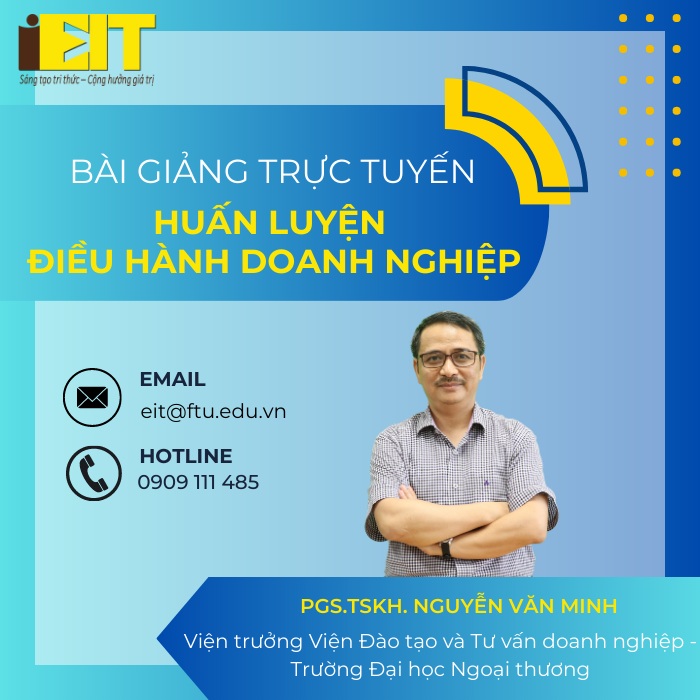 Bài giảng trực tuyến, khóa học quản trị doanh nghiệp: Huấn luyện điều hành doanh nghiệp; Tặng sách "Rạng Đông - Sống sót trong vòng xoáy chuyển đổi"