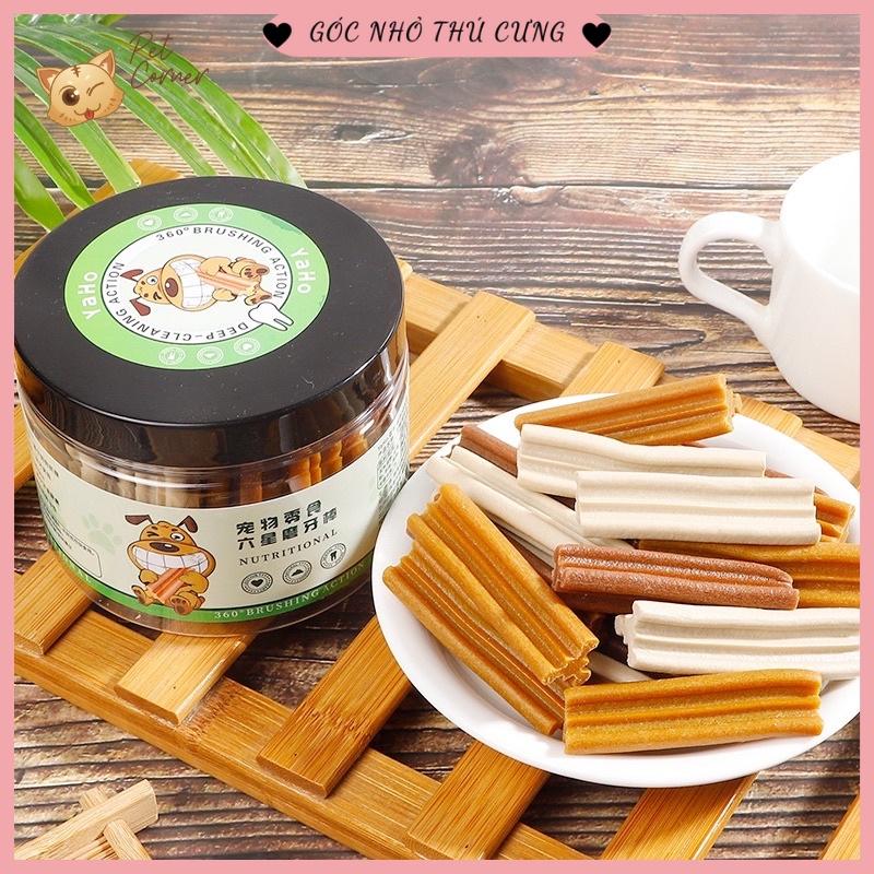 Xương gặm làm sạch răng Yaho cho chó mèo 265gr